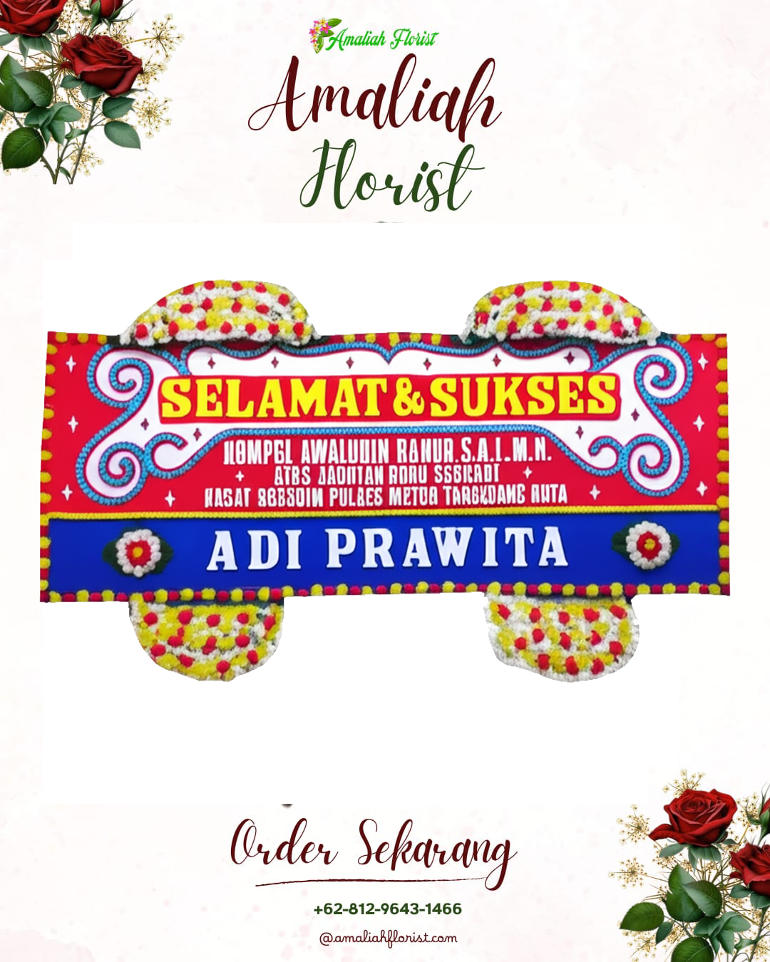 Papan Bunga Ucapan Selamat Kiaracondong